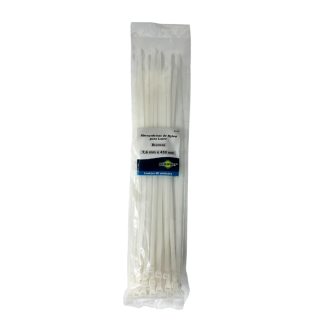 Abracadeira Nylon Brasfort Branca 7,6X450 50 Peças