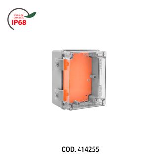 Caixa Passagem PVC Rohdbox Completa IP68 Transparente 190X150X110