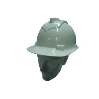 Capacete com Carneira Ledan Plástico Branco