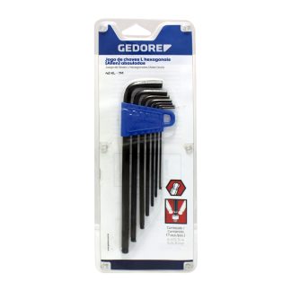 Chave Allen Gedore 1,5A10,0 Abaulada 09 Peças