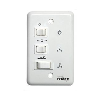 Controle Ventilador Techna Capacitivo 127V Branco VT-007