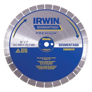 Disco Diamantado Irwin Concreto Segmentado 350mm