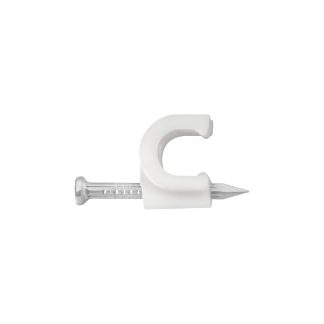 Grampo Fixa FIO tipo Garra Sfor Coaxial 10mm 100PECAS 441