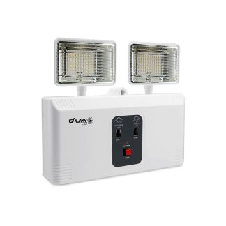 Luminaria Emergencia LED Galaxy 1200 Lumens 2 Farois Bivolt