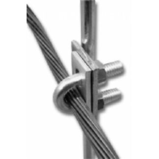 Para-Raio Terminal Aereo Horizontal com Grampo Conector