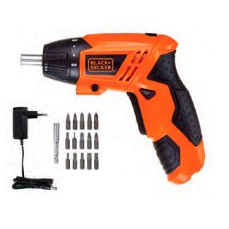 Parafusadeira Black & Decker Bateria 4.8V com LED com 2 Posicoes 16AC KC4815B-BR