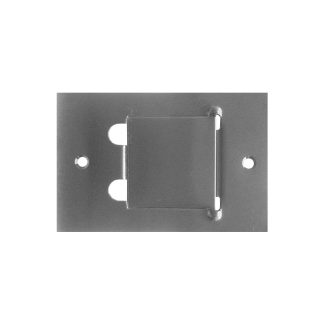 Placa Piso Alumínio 4X2 para 2 RJ PA42RJ