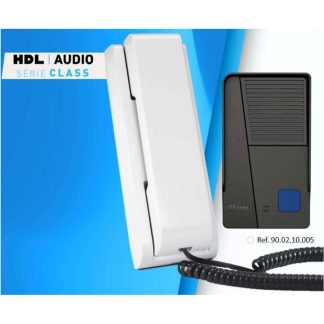 Porteiro HDL Class para ATE 3 Externo 1 Botão Branco