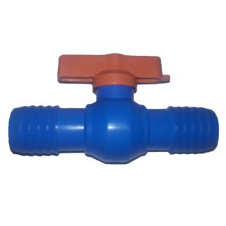 Registro Esfera PVC Plasbohn Azul União Dentada (C)1"