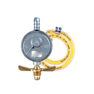 Regulador GAS Alianca Pequeno 505 com Mangueira 0,80cm