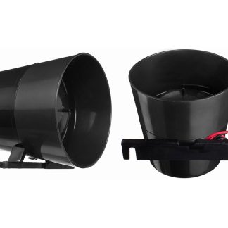 Sirene Simples 120 DBS 12V Preta 1576