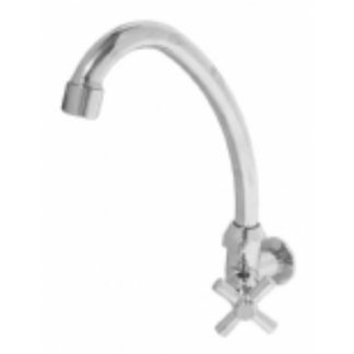 Torneira ABS Bica Movel Parede Injet Plast 1167 1/4V C31 Cromada