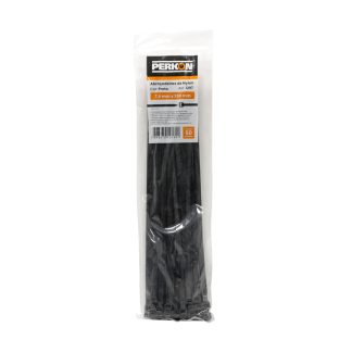 Abracadeira Nylon Perkon Preta 7,6X350 50 Peças
