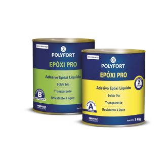 Adesivo Epoxi Polyfort 2H 1,8kg Resina+Endurecedor Pulvitec EA001