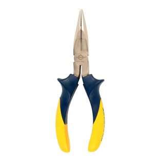 Alicate Bico 1/2 Cana Brasfort Niquelado 6"