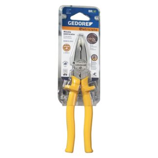 Alicate Eletricista Gedore Universal 8" Amarelo