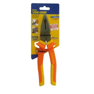 Alicate Universal Profissional Irwin 8"1000V Laranja IW13981