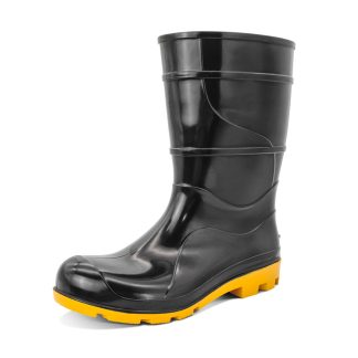 Bota Cartom 210SA Preta Solado Amarelo Cano Medio 43 PAR