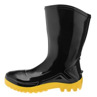 Bota Marluvas Preta Solado Amarelo (Cano Medio) 42 PAR