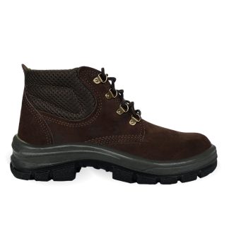 Botina Cartom TP92 com CADARCO"37" sem Biqueira Marrom PAR