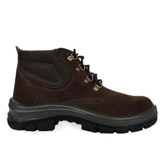 Botina Cartom TP92 com CADARCO"44" sem Biqueira Marrom PAR