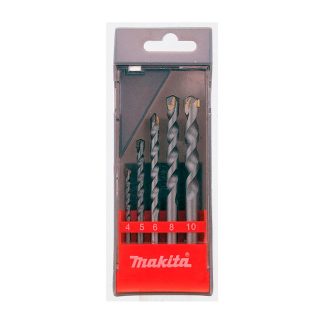 Broca Videa Makita 4,5,6,8,10mm 5 Peças D-05175