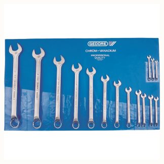 Chave Combinada Gedore Cromo Vanadium 6 A 32mm com 15 Peças