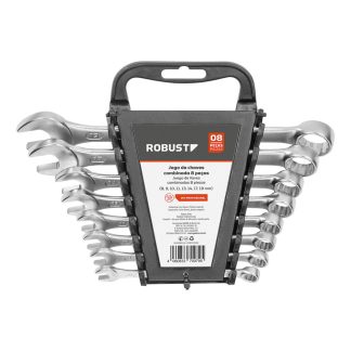 Chave Combinada Robust 8 A 19mm com 8 Peças