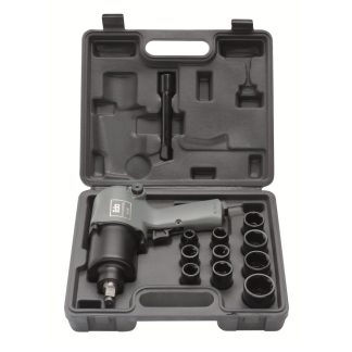 Chave Impacto Pneumática EDA 1/2" 51KGF com KIT 9GE