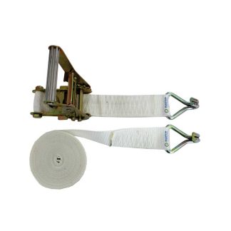 Cinta para Carga Multifitas com Catraca 1,5TONELADAS Branca 50MMX9m "J" 1PECA