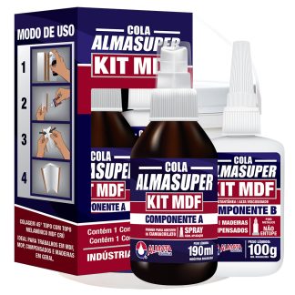Cola Madeira Almasuper KIT MDF 0844 770