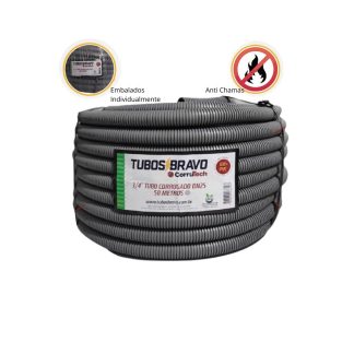 Conduite Corrugado Tubosbravo Cinza (C) 1"25m CCZ125