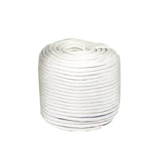 Corda Poliester Firmeza Rolo Branca 10mm/165m