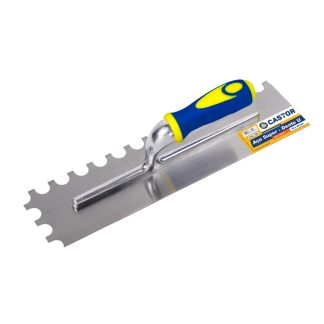 Desempenadeira Aço Castor Dentada em "U" 10X40cm 426