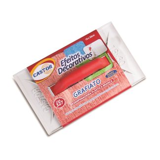 Desempenadeira PVC Castor 18 para Textura Branca 327