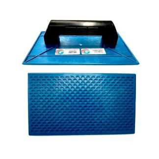 Desempenadeira PVC Giraldi 18X30 Corrugada Azul