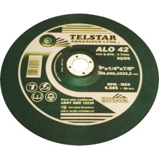 Disco Desbaste Telstar Ferro 9"