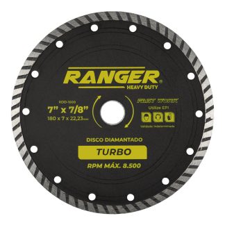 Disco Diamantado Ranger Turbo 180mm Seco RDD-1600
