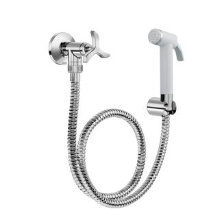 Ducha Higienica Docol Cromado com Registro/Gatilho Nova Pertutti
