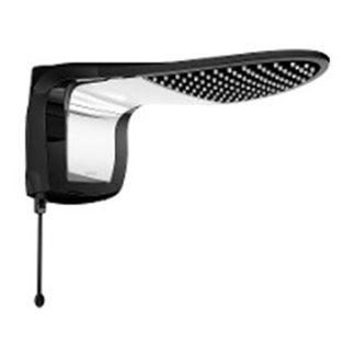 Ducha Lorenzetti Acqua Wave Preta Cromada 220V