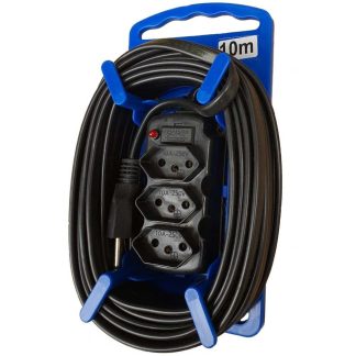 Filtro Linha Plástico Asantos com Fusivel 3TOMADAS 2POLO+TERRA 3m com Suporte