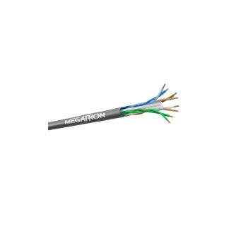 FIO Cabo Rede Megatron CAT6 4PARES 300m Cinza