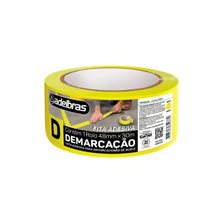 Fita Demarcacão Solo Adelbras 48X30m Amarela