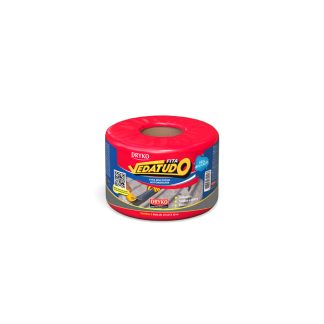 Fita Veda Tudo Dryko 10cm X 10m Cinza Telha