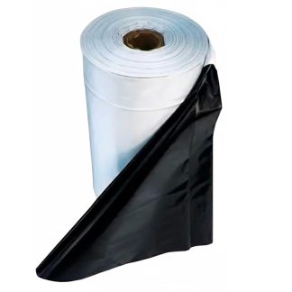 Lona Plástica Perkon Preta e Branca 8X 50m Dupla Face 95 Micras 38KILOS DF8538G6
