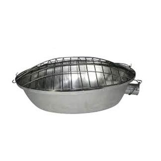 Luminaria Oval Real Vida Stand com Grade E27 54