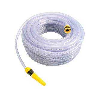 Mangueira Água Ibira Trancada 1/2" Transparente 15m