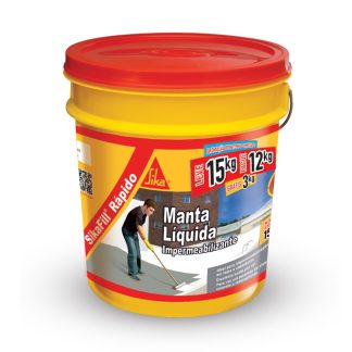 Manta Liquida Sikafill Rápido Branco 15kg Balde