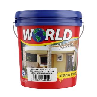 Massa Corrida Acrilica NEW World 3,6L Galão MA0004