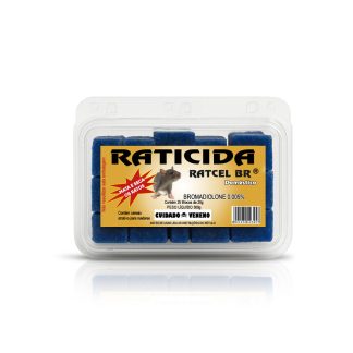 Mata Rato Tecnocell/Ratcel EXTERNA.25 BLOCOS/20g